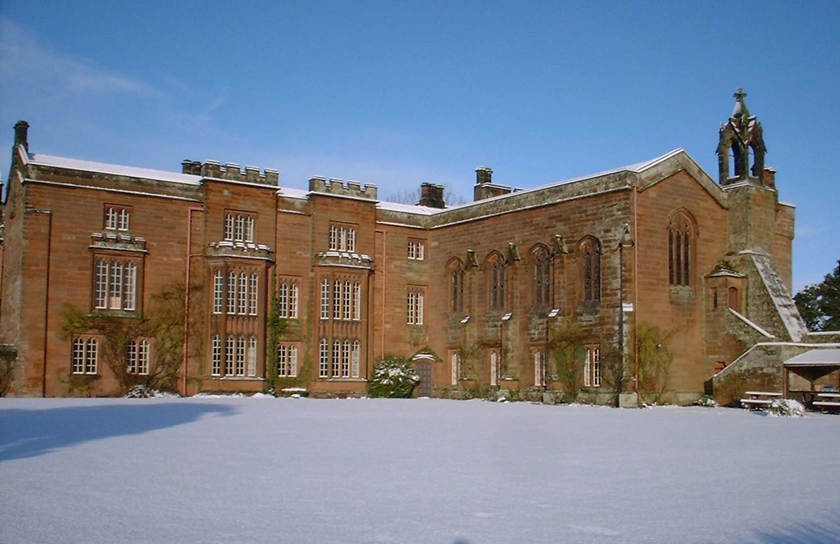 Rose Castle in the Snow